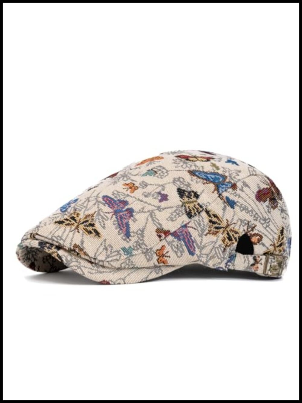 Cotton Newsboy Cap Breathable Ivy Gatsby Cabbie Flat Hat Golf Driving